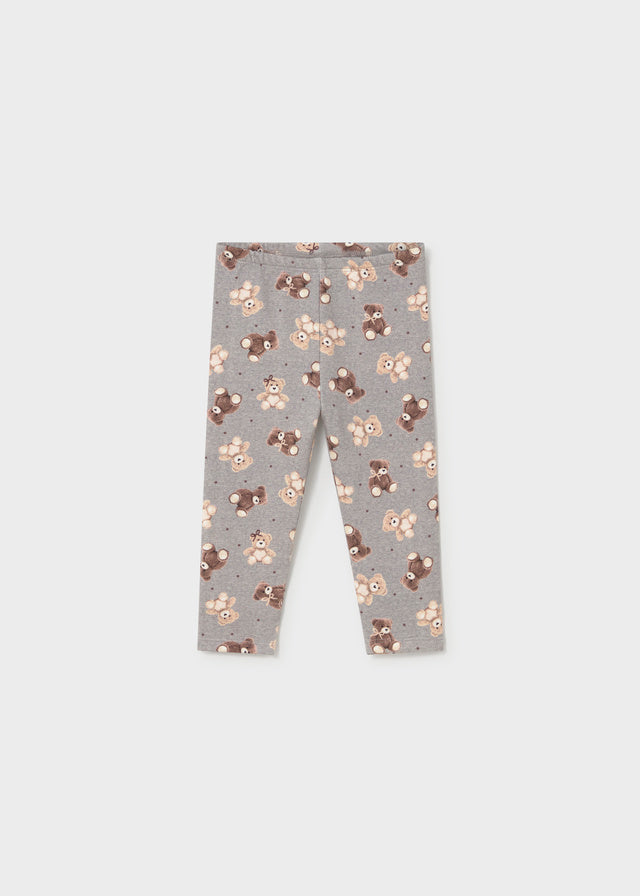 Leggings estampado felpa - Cinza vig