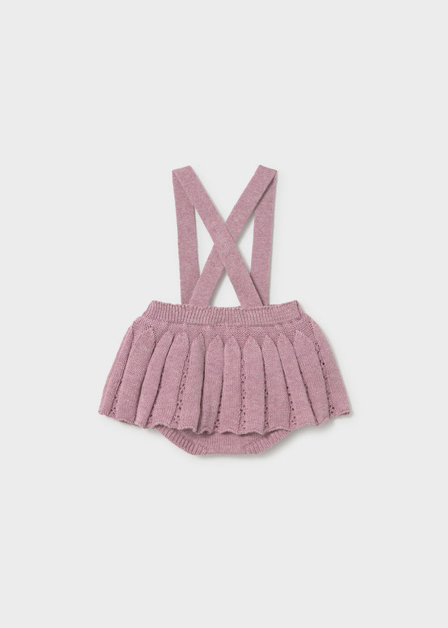 Conj. saia tricô - Malva vig