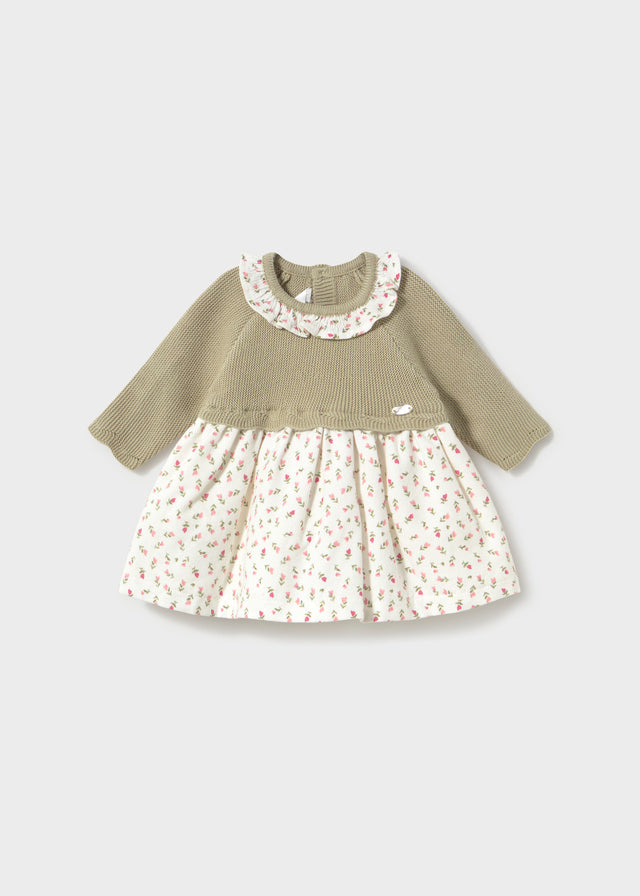 Vestido malha combinado - Loureiro