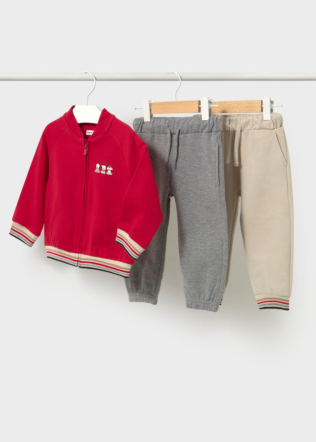Fato treino 3pc - Vermelho