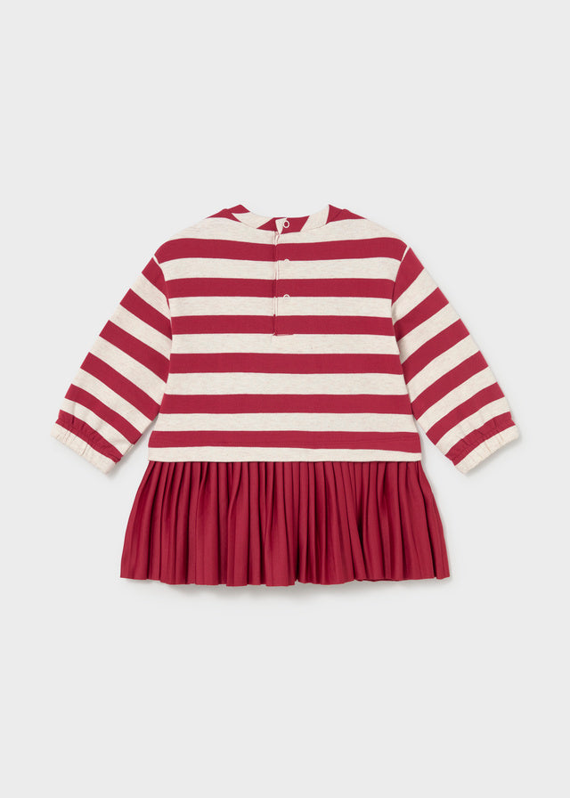 Vestido combinado felpa - Rooibos