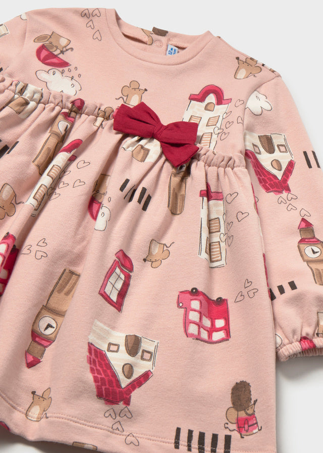 Vestido felpa estampado - Petisui