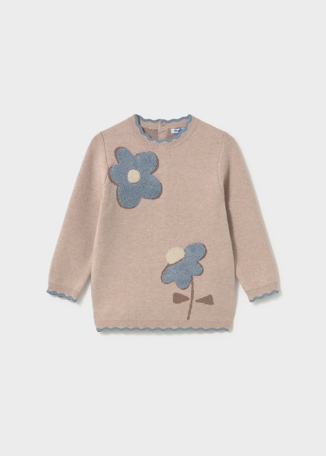 Vestido tricot jacquard - Semente me