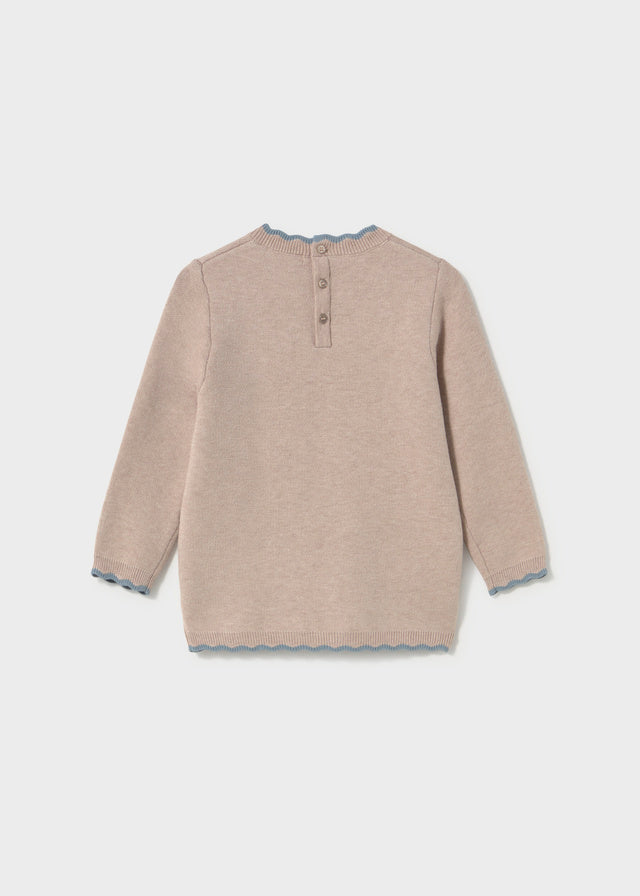 Vestido tricot jacquard - Semente me