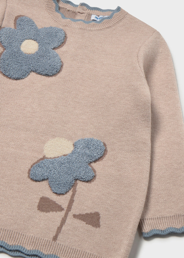 Vestido tricot jacquard - Semente me