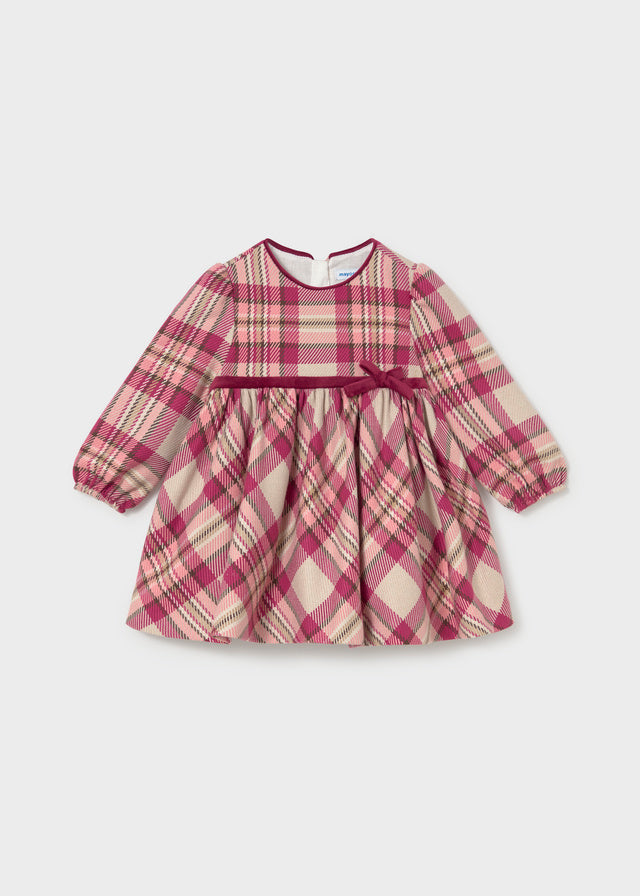 Vestido xadrez - Framboesa
