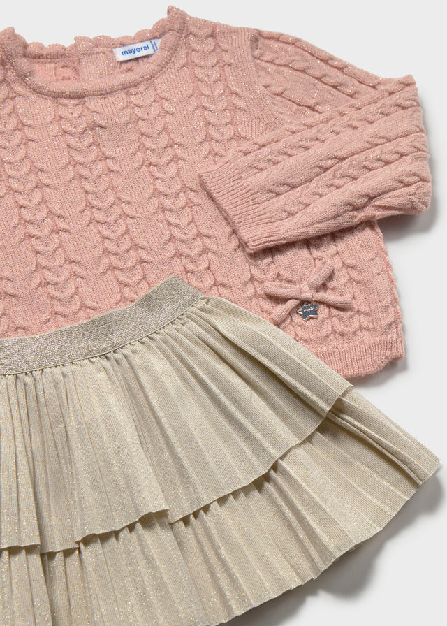 Conj. saia com jersey - Petisui