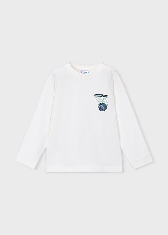 Camisola back print - Nata