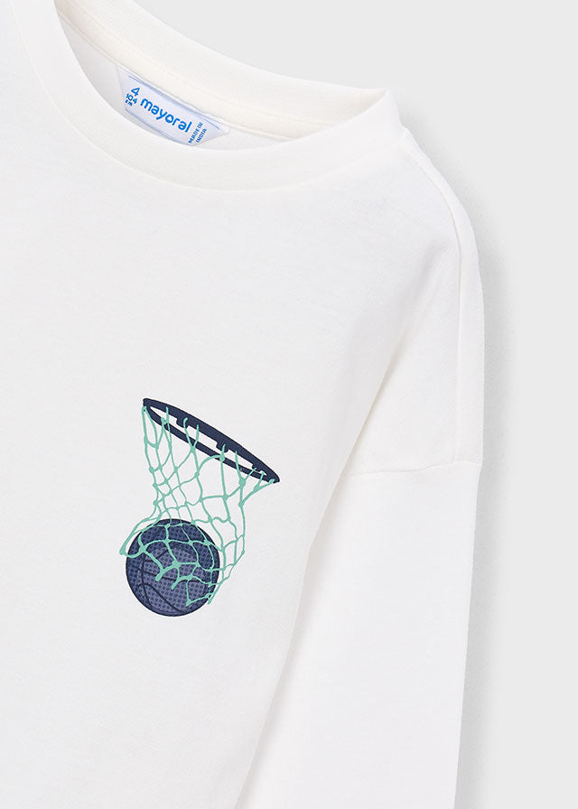 Camisola back print - Nata