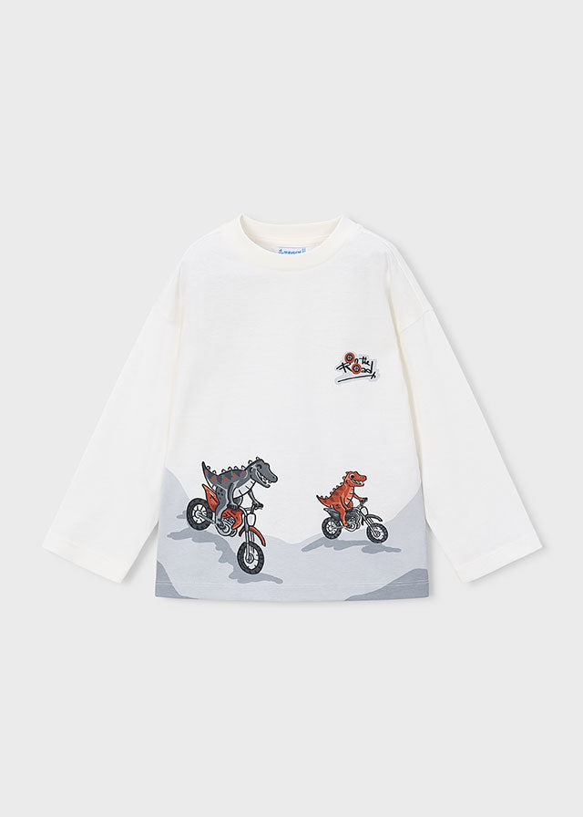 Camisola possicionada - Nata-motos