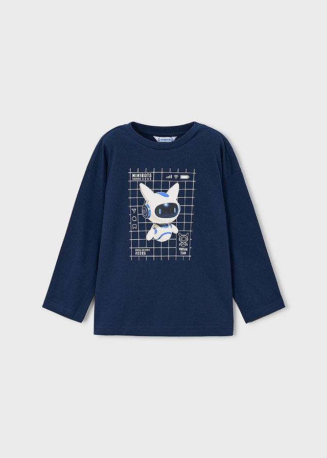 Camisola glow in the dark - Azul