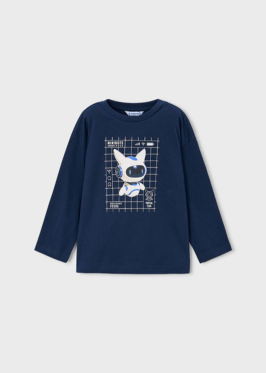 Camisola glow in the dark - Azul