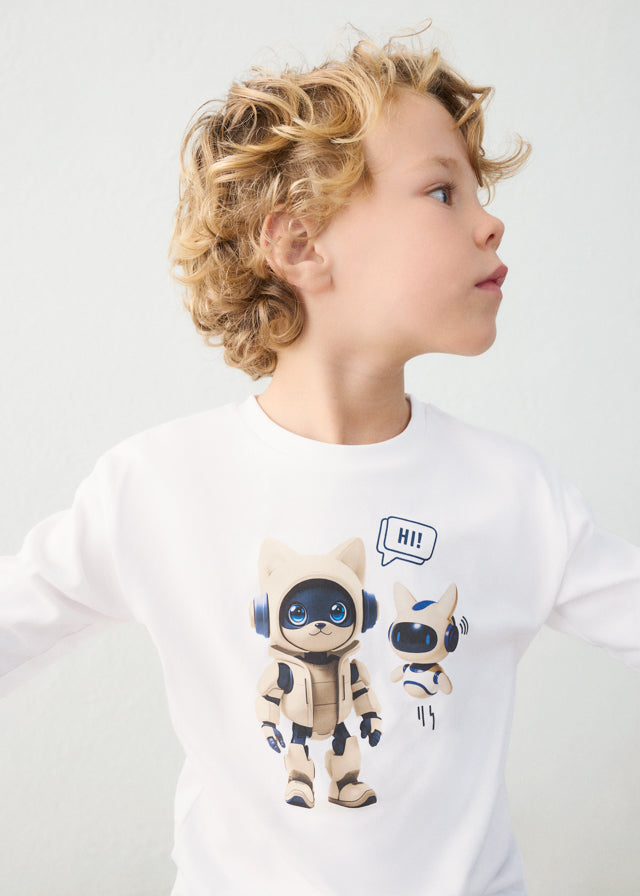 Camisola robot - Nata