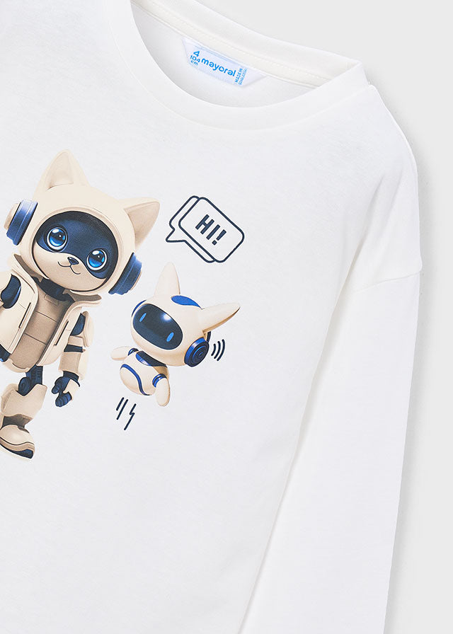 Camisola robot - Nata