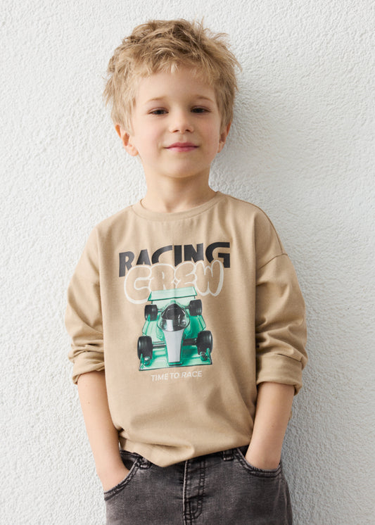 Camisola "racing" - Avelã