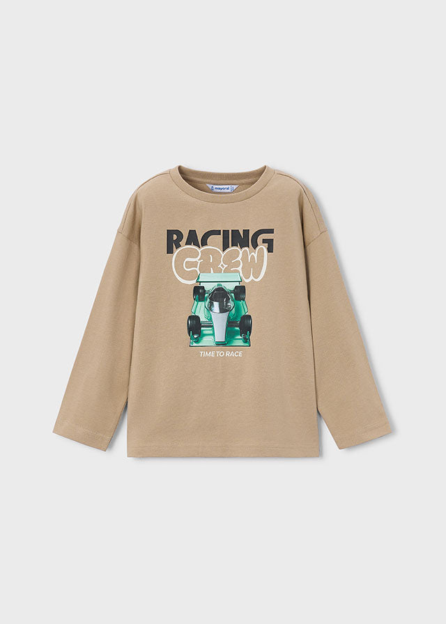Camisola "racing" - Avelã