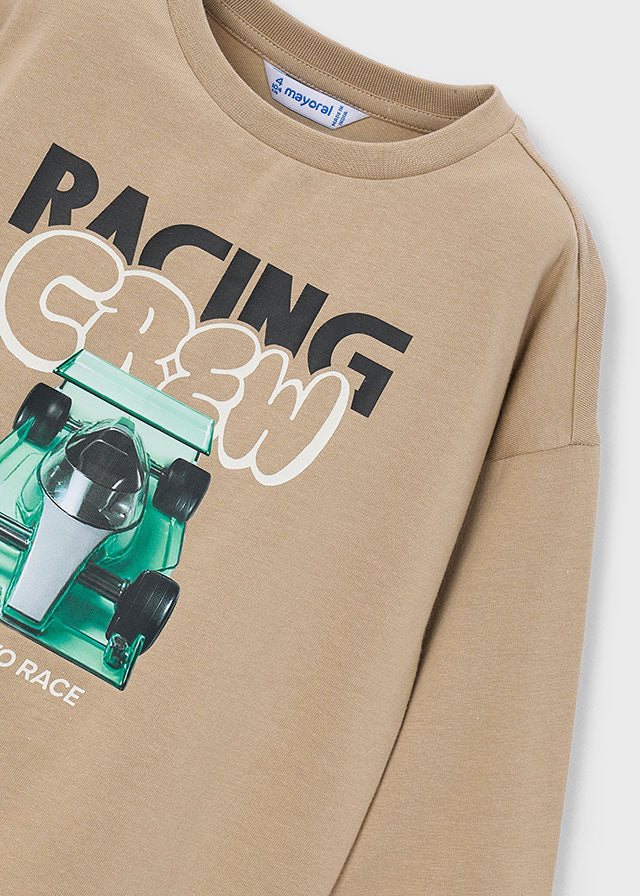 Camisola "racing" - Avelã