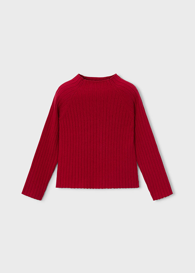 Camisola tricot - Vermelho