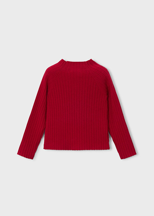 Camisola tricot - Vermelho