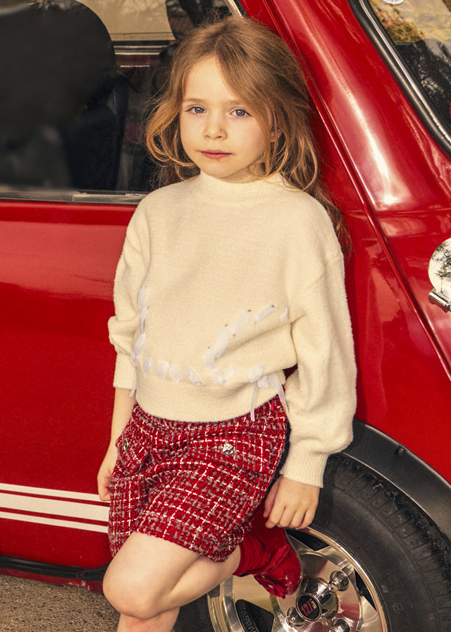 Bermuda tweed - Vermelho