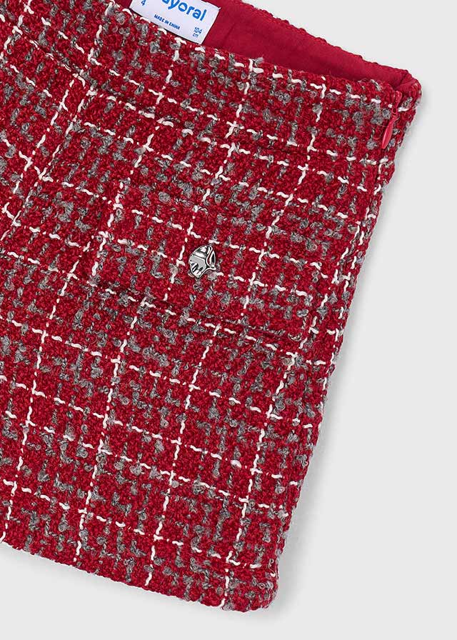 Bermuda tweed - Vermelho