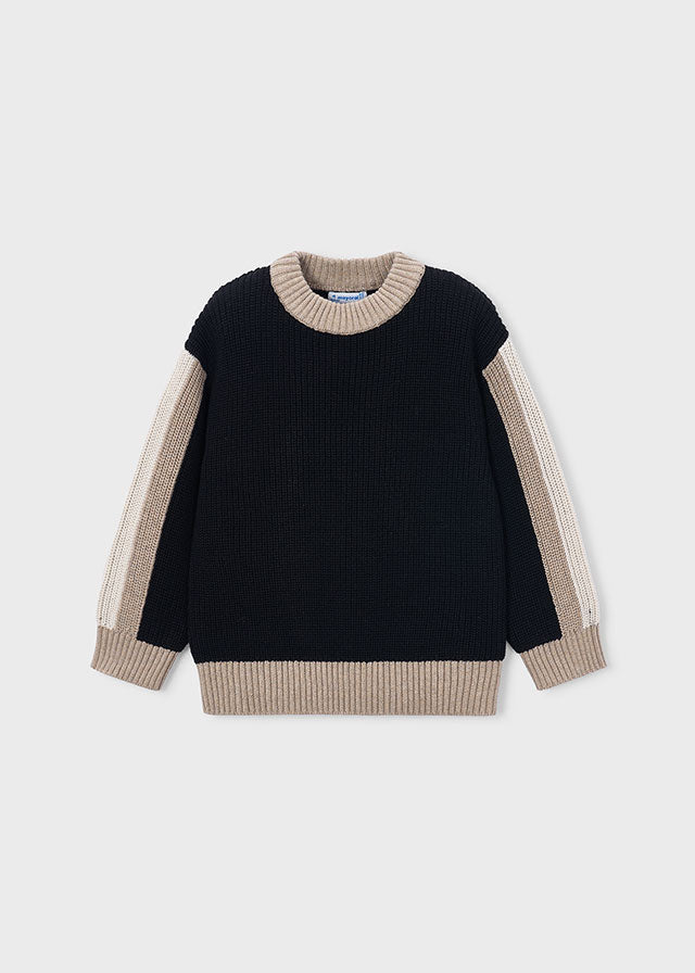 Jersey contraste - Preto