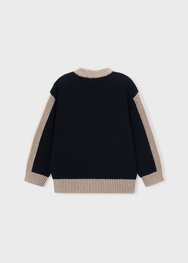Jersey contraste - Preto
