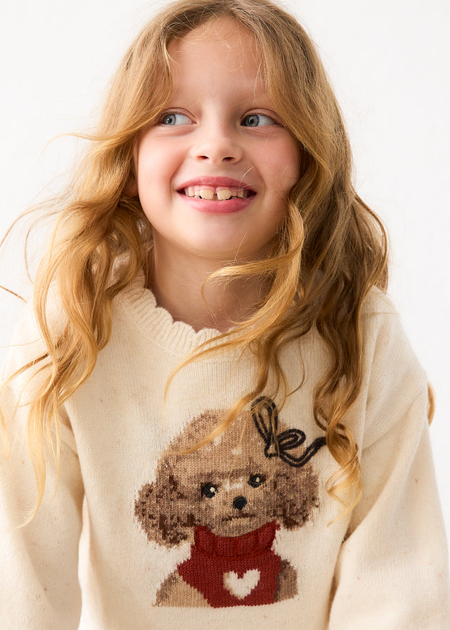 Jersey intarsia - Milk vig