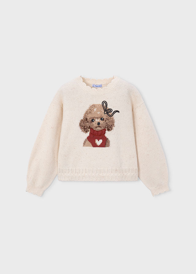 Jersey intarsia - Milk vig