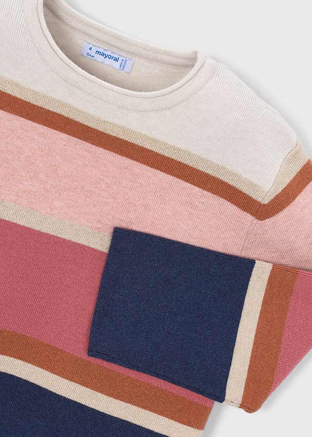 Jersey jacquard - Azul escur