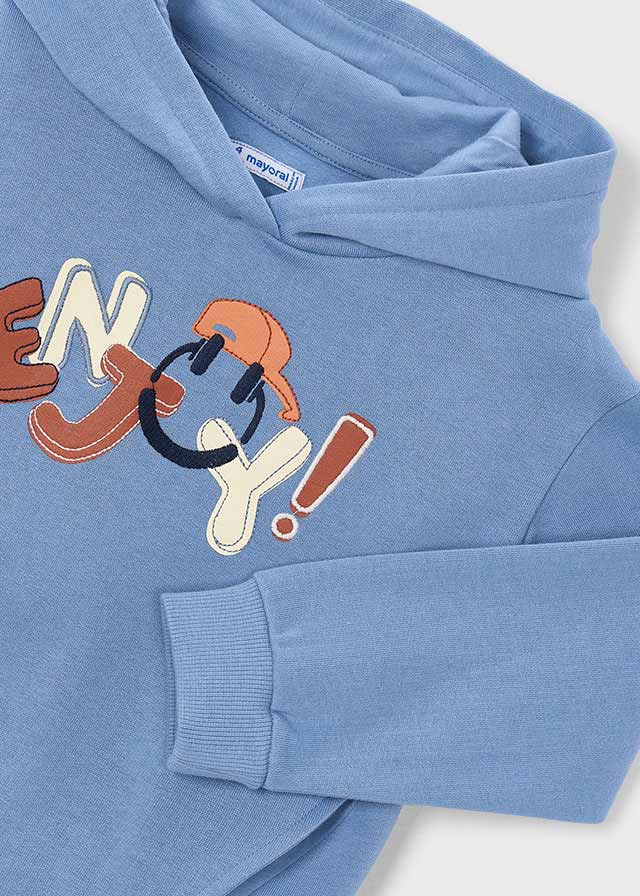 Sweat bordada - Verde Azul