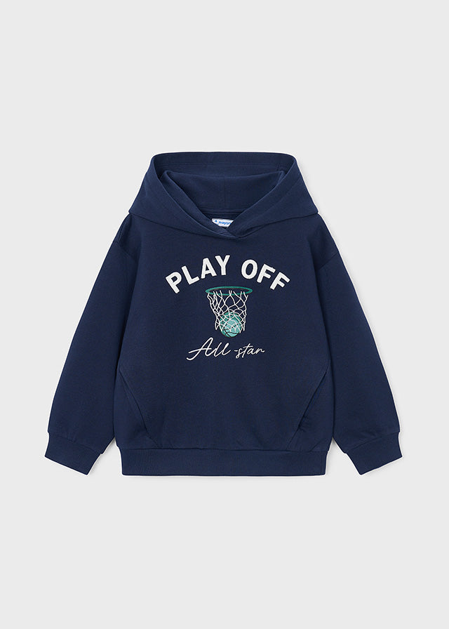 Sweat bordada - Azul