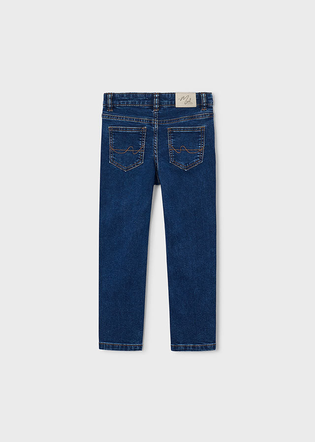 Calça soft denim 5b - Escuro