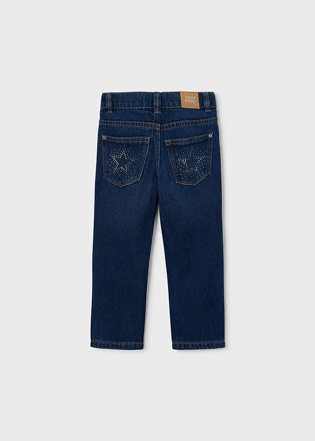 Calça denim fantasia - Escuro