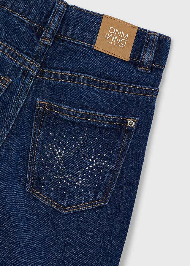 Calça denim fantasia - Escuro
