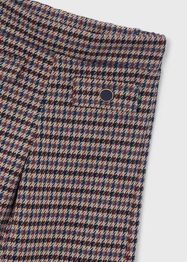 Calça jacquard - Canela