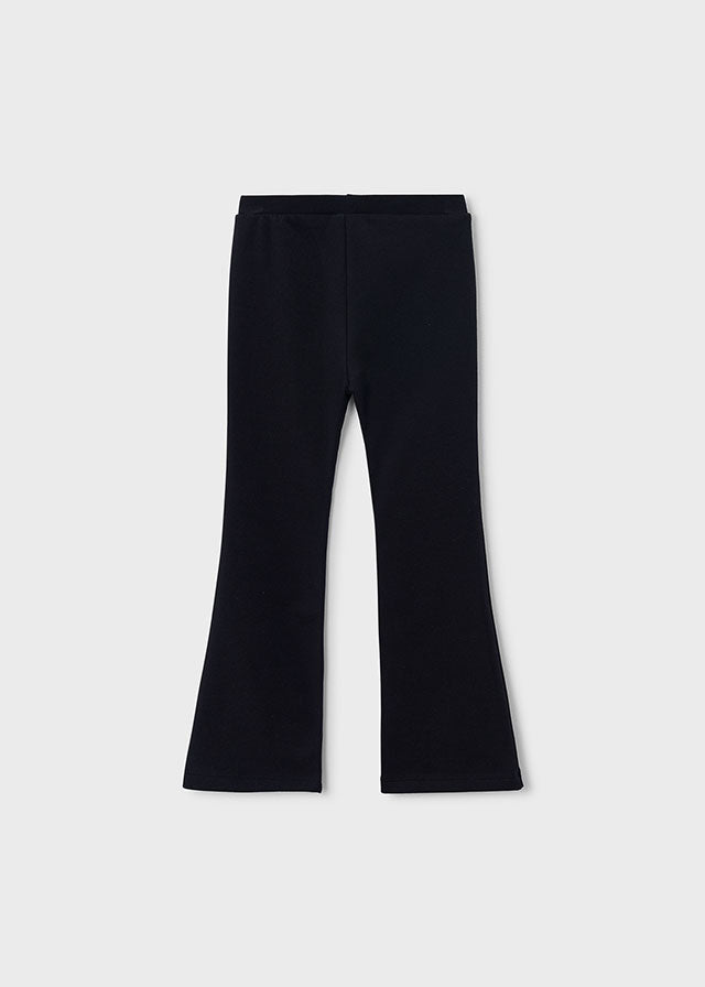 Leggings felpa flare - Preto