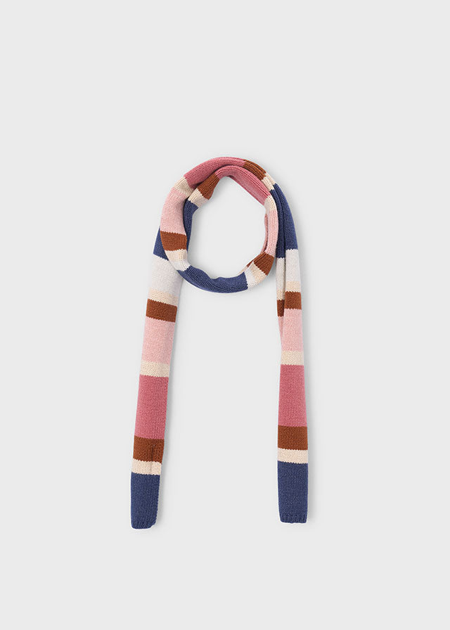 Vestido tricô cachecol - Rosa