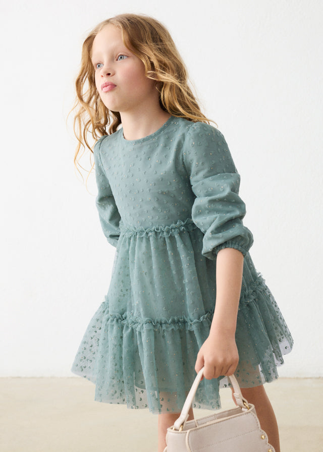 Vestido tule fantasia - Loureiro
