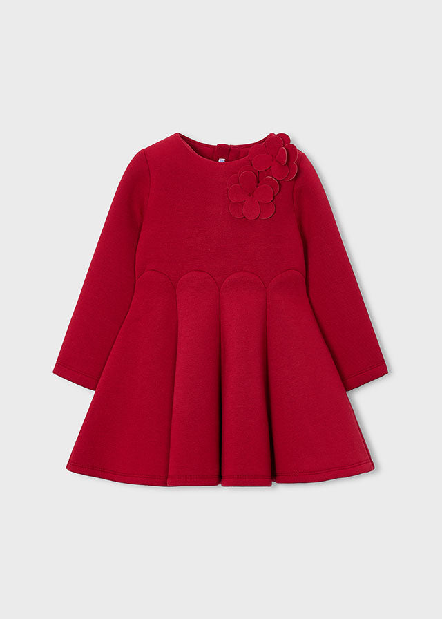 Vestido neopreno - Framboesa