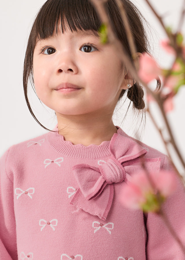 Conj. calça tricot - Rosa claro
