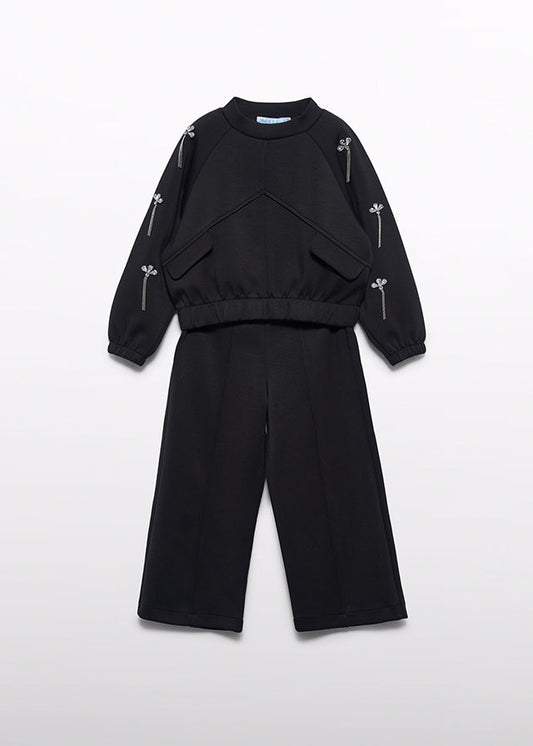 Conj. calça ponto joya - Preto