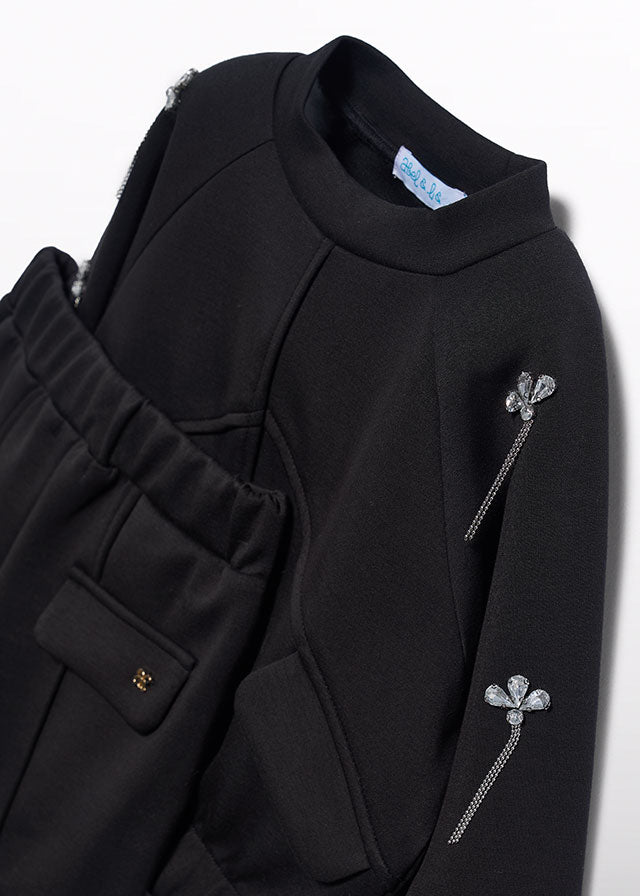Conj. calça ponto joya - Preto