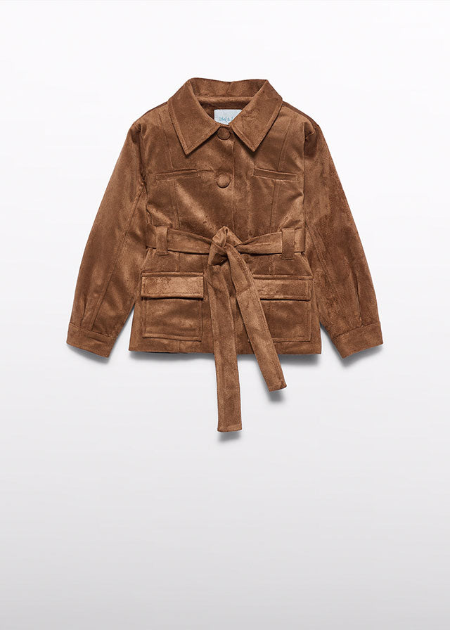 Casaco Saara antelina - Toffee