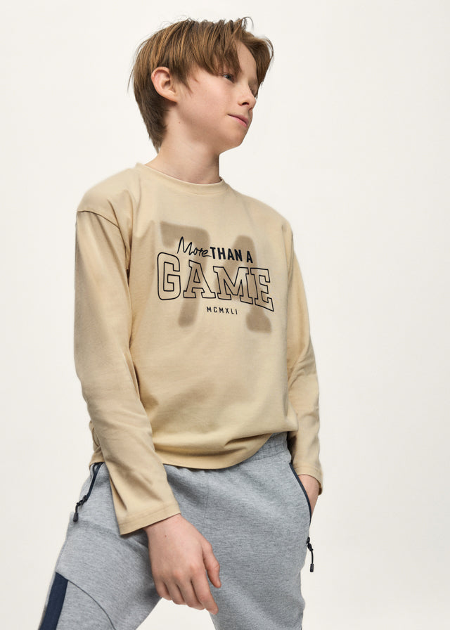 Camisola back print - Palmito