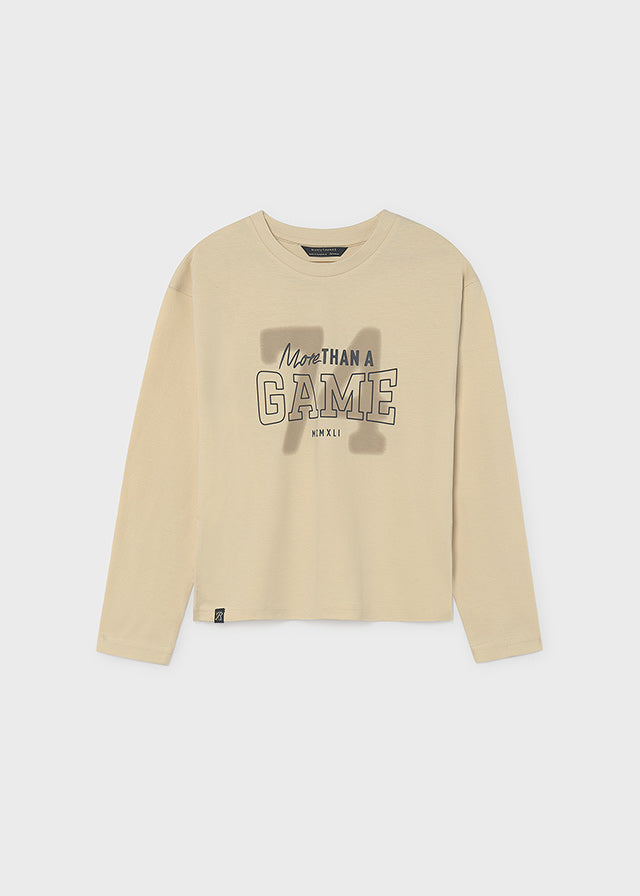 Camisola back print - Palmito