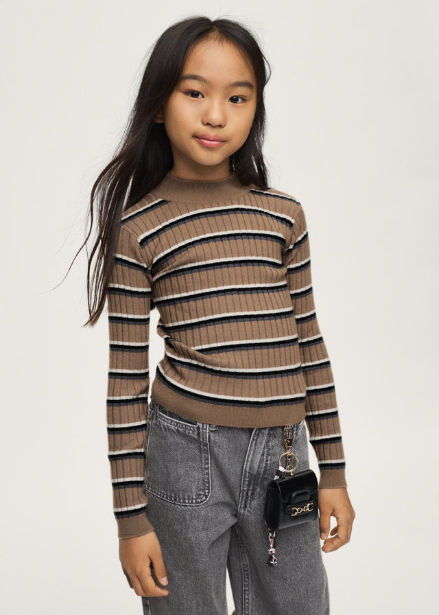 Camisola tricot - Camel