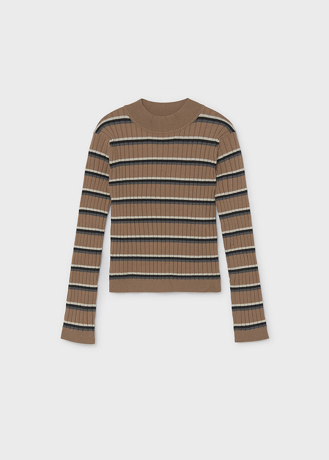 Camisola tricot - Camel