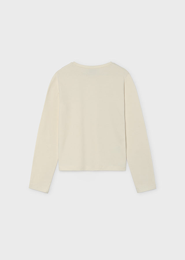 Camiseta serigrafia bebé - Creme