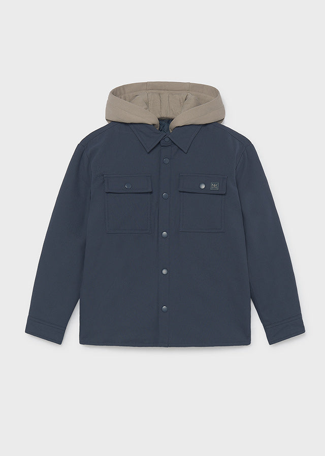 Sobrecamisa acolch.c/ capuz - Sombra
